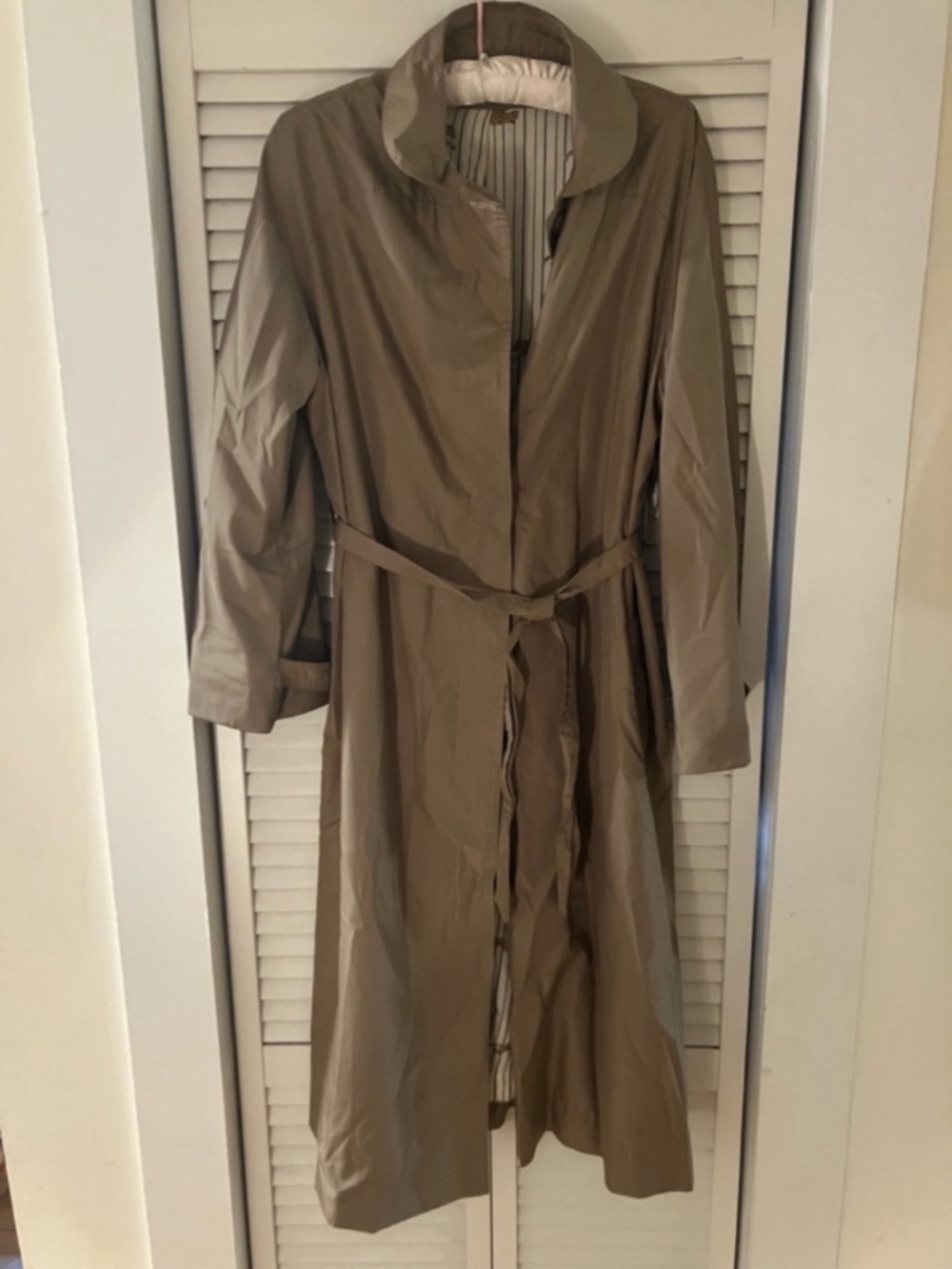 Vintage Jay Stone for Raincheetahs Long Trenchcoat Size 14